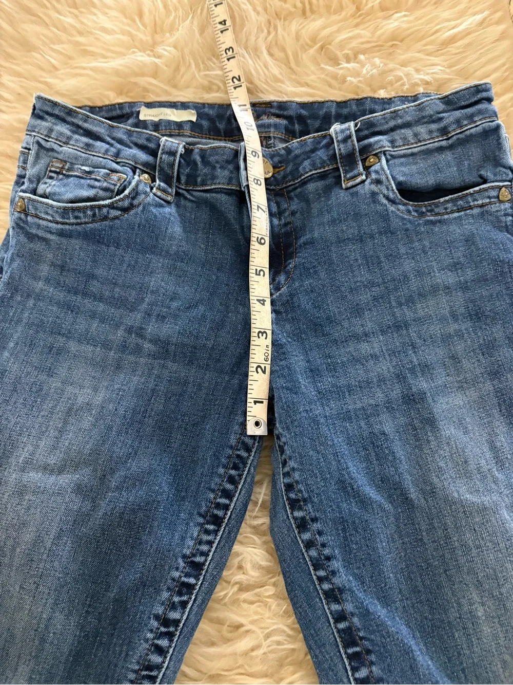 Kut from the Kloth Straight Leg Jeans in Dark Blue Wash